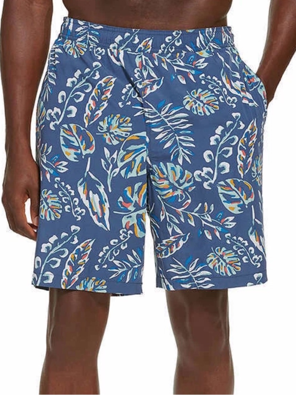 NWT 🌊 Kirkland Swim Shorts Trunks Stretch Drawstring Lined Quick Dry Swimwear